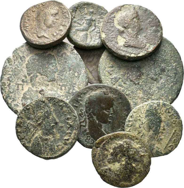 Lot of 10 x mixed roman-greek coins / SOLD AS SEEN, NO RETURN ACCEPTED!!!