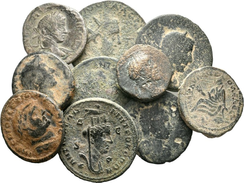 Lot of 10 x mixed roman-greek coins / SOLD AS SEEN, NO RETURN ACCEPTED!!!