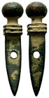Ancient Roman Gladius Sword,
Condition: Very Fine

Weight: 7,08 gr
Diameter: 40,65 mm