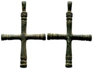 Byzantine wearable cross,
Condition: Very Fine

Weight: 10,45 gr
Diameter: 50,75 mm