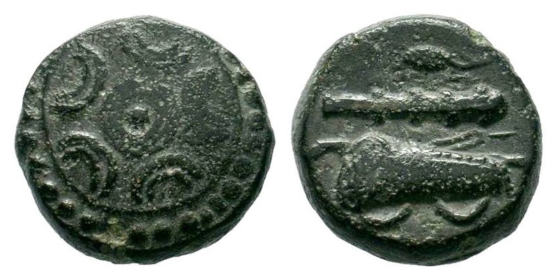 Kings of Macedon. Uncertain mint. Alexander III "the Great" 336-323 BC .AE bronz...