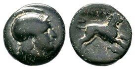 Kings of Thrace. Uncertain Mint. Lysimachos 305-281 BC. AE bronze

Condition: Very Fine

Weight: 5.20 gr
Diameter: 18.86 mm