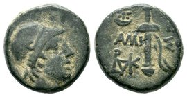 Pontus. Amisos 120-63 BC. AE bronze

Condition: Very Fine

Weight: 7.83 gr
Diameter: 19.73 mm