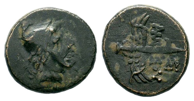 Pontus. Amisos 120-63 BC. AE bronze

Condition: Very Fine

Weight: 3.50 gr 
Diam...