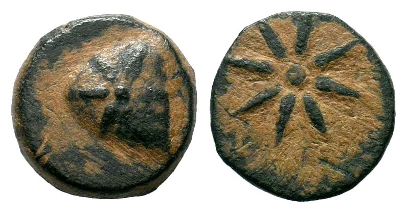 Pontos. Amisos 130-100 BC. AE Bronze 

Condition: Very Fine

Weight: 1.91 gr
Dia...