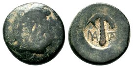 Ancient Greek Uncertain Countermark,

Condition: Very Fine

Weight: 7.65 gr
Diameter: 20.65 mm
