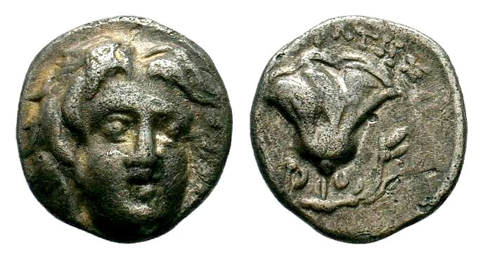 ISLANDS OFF CARIA, Rhodos. Rhodes. Circa 188-170 BC. Drachm

Condition: Very Fin...