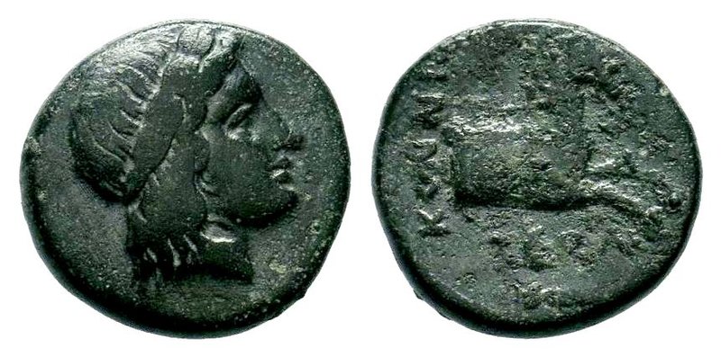 Ionia. Kolophon circa 330-280 BC.AE bronze

Condition: Very Fine

Weight: 2.33 g...