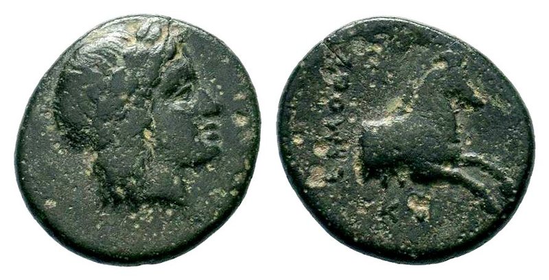 Ionia. Kolophon circa 330-280 BC.AE bronze

Condition: Very Fine

Weight: 2.00 g...