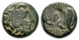 Mysia.Pergamum. Asklepios - Serpent .200-20 BC. AE Bronze 

Condition: Very Fine

Weight: 9.80 gr
Diameter: 17.79 mm