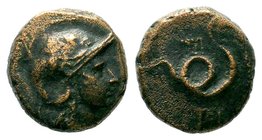 Kings of Pergamon. Pergamon. Philetairos 282-263 BC. AE bronze

Condition: Very Fine

Weight: 4.24 gr
Diameter: 12.24 mm