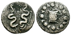 Mysia.Pergamon. c. 130-67 BC.AR Cistophor

Condition: Very Fine

Weight: 11.85 gr
Diameter: 22.16 mm