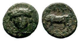 AEOLIS. Ae (4th century BC).

Condition: Very Fine

Weight: 1.19 gr
Diameter: 11.46 mm