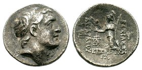 KINGS of CAPPADOCIA.Ariarathes V. 130 BC.AR Drachm 

Condition: Very Fine

Weight: 3.98 gr
Diameter: 18.12 mm