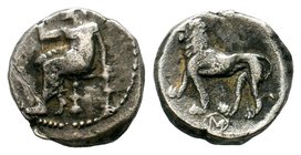 CILICIA, Tarsos. Mazaios. Satrap of Cilicia, 361/0-334 BC. AR Half Stater

Condition: Very Fine

Weight: 3.27 gr
Diameter: 14.15 mm