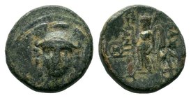 SELEUKID KINGS of SYRIA. Antiochos I Soter, 281-261 BC.AE bronze

Condition: Very Fine

Weight: 2.56 gr
Diameter: 14.50 mm