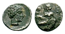 Cilicia, Tarsos . Circa 389-375 BC.AR Obol

Condition: Very Fine

Weight: 0.48 gr
Diameter:9 mm