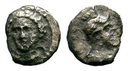 Cilicia, Tarsos . Time of Pharnabazos and Datames, circa 384-361 BC.AR Obol

Condition: Very Fine

Weight: 0.35 gr
Diameter:8 mm