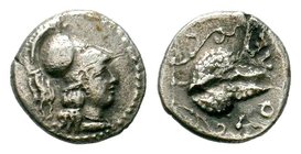 Cilicia, Soloi . Circa 410-375 BC.AR Obol

Condition: Very Fine

Weight: 0.63 gr
Diameter:9.50 mm
