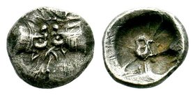 Caria, Incertum.5th Century BC.AR Obol

Condition: Very Fine

Weight: 0.43 gr
Diameter:8.50 mm