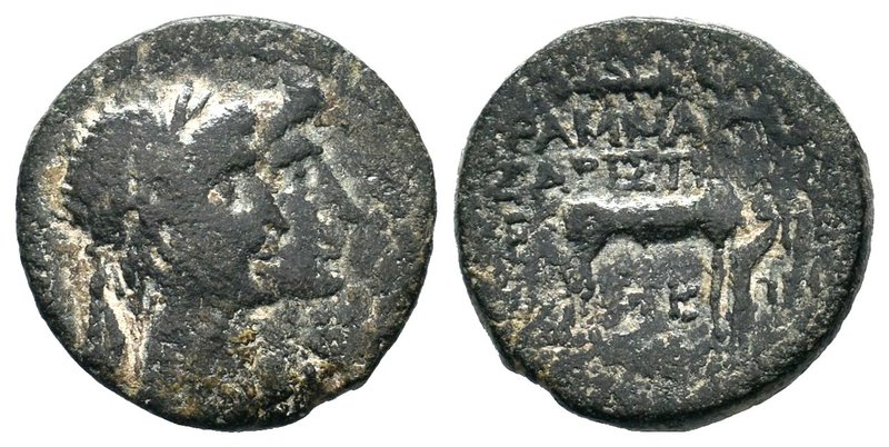Augustus and Livia Ephesus. Stag
Condition: Very Fine

Weight: 4.16gr
Diameter:1...