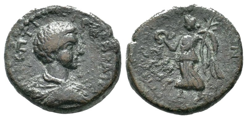 Cilicia, Epiphaneia. Geta, as Caesar, AD 198-209
Condition: Very Fine

Weight: 7...