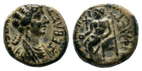 Phrygia, Julia. Agrippina II, Augusta, AD 50-59
Condition: Very Fine

Weight: 3.46gr
Diameter:15mm