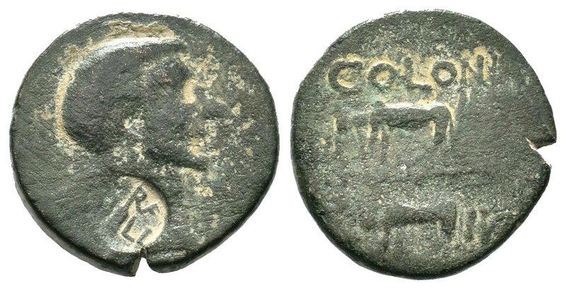 CILICIA. Uncertain. Augustus, 27 BC-AD 14. 'Semis', 'Princeps Felix' issue. PRIN...