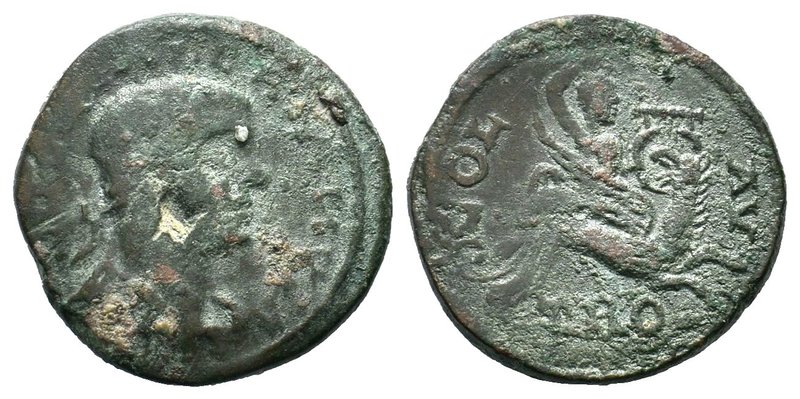 TROAS. Alexandria. Trebonianus Gallus (251-253). Ae As. Obv: IMP VIB TREB GALVS ...