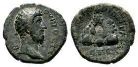 Cappadocia, Caesarea. Lucius Verus AD 161-169. AE bronze

Condition: Very Fine

Weight: 6.15 gr
Diameter:21 mm