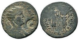 CILICIA, Eirenopolis . Valerian I. 253-260 AD.AE bronze

Condition: Very Fine

Weight: 11.82 gr
Diameter:29 mm