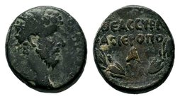 Syria, Commagene. Zeugma. Lucius Verus. A.D. 161-169. Æ

Condition: Very Fine

Weight: 8.64 gr
Diameter: 20.77 mm