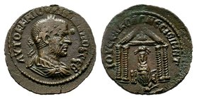 Philip II Æ of Nisibis, Mesopotamia. AD 247-249.

Condition: Very Fine

Weight: 6.72 gr
Diameter: 26 mm