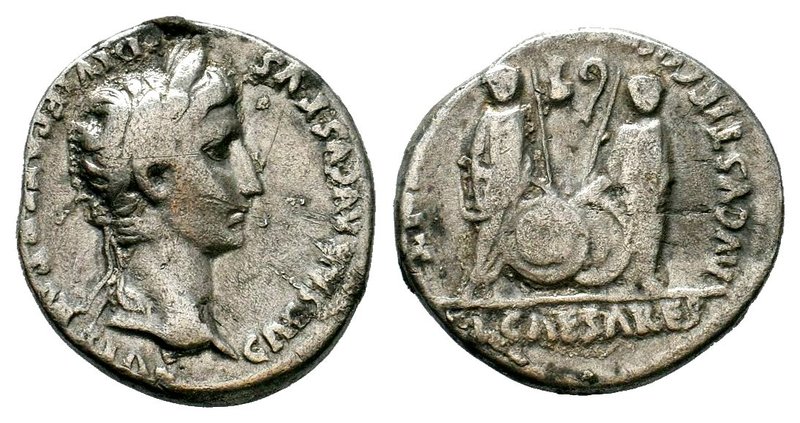 Augustus AR Fourée Denarius. Lugdunum, 7-6 BC.

Condition: Very Fine

Weight: 3....