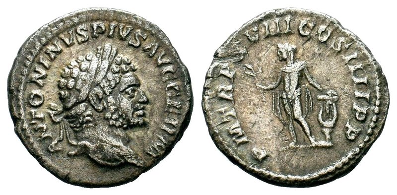 Caracalla, 198-217. Silver Denarius

Condition: Very Fine

Weight: 2.51 gr
Diame...