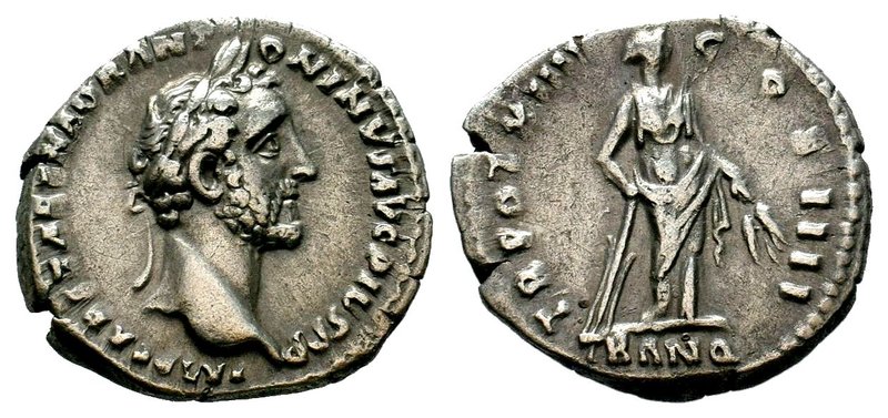 Antoninus Pius (138-161 AD). Ar Denarius

Condition: Very Fine

Weight: 3.13 gr
...
