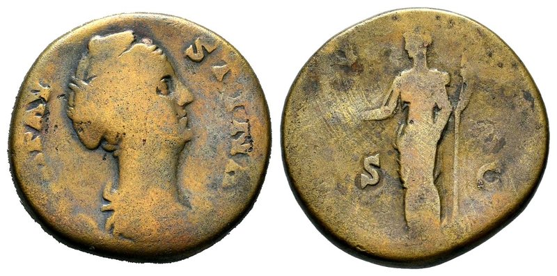 Diva Faustina I (+141 AD). AE

Condition: Very Fine

Weight: 22.70 gr
Diameter: ...