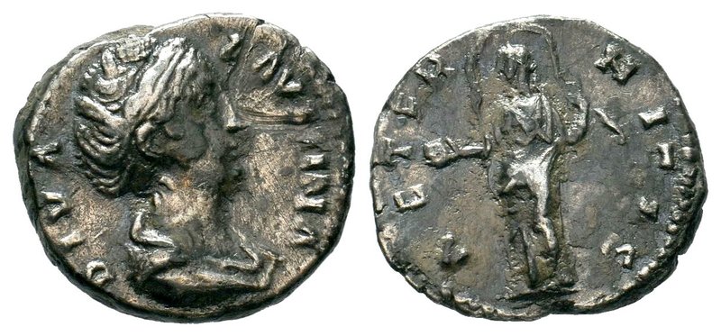 Diva Faustina I (+141 AD). Ar Denarius

Condition: Very Fine

Weight: 3.82 gr
Di...