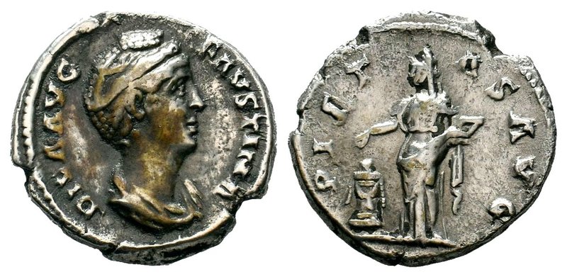 Diva Faustina I (+141 AD). Ar Denarius

Condition: Very Fine

Weight: 3.21 gr
Di...