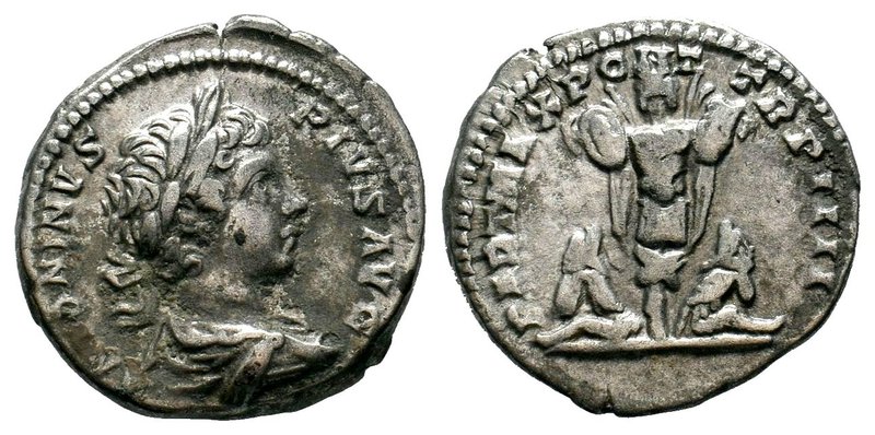 Geta. As Caesar, A.D. 198-209. AR denarius 

Condition: Very Fine

Weight: 3.11 ...