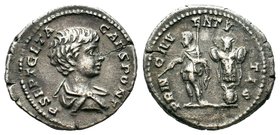 Geta. As Caesar, A.D. 198-209. AR denarius 

Condition: Very Fine

Weight: 2.89 gr
Diameter: 19.53 mm