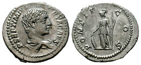 Geta. As Caesar, A.D. 198-209. AR denarius 

Condition: Very Fine

Weight: 3.21 gr
Diameter: 20 mm