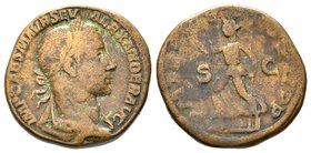 Severus Alexander (222-235 AD). AE Sestertius 

Condition: Very Fine

Weight: 21.17 gr
Diameter: 29.41 mm