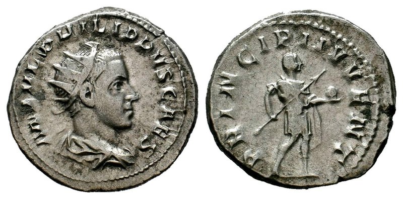 Philippus II (244-249). AR Antoninianus

Condition: Very Fine

Weight: 5.14 gr
D...