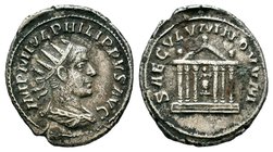 Philippus I (244-249). AR Antoninianus

Condition: Very Fine

Weight: 3.76 gr
Diameter: 24 mm