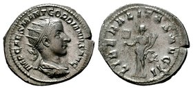 Gordian III AR Antoninianus. Rome, AD 241-243.

Condition: Very Fine

Weight: 3.13 gr
Diameter: 23 mm