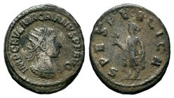 Macrianus, Usurper, AR Antoninianus. Samosata, AD 260-261.

Condition: Very Fine

Weight: 4.11 gr
Diameter: 22 mm