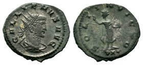 Gallienus AR Antoninianus. AD 255-259.

Condition: Very Fine

Weight: 3.01 gr
Diameter: 21 mm