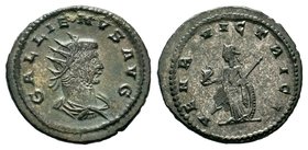 Gallienus AR Antoninianus. AD 255-259.

Condition: Very Fine

Weight: 3.41 gr
Diameter: 22 mm