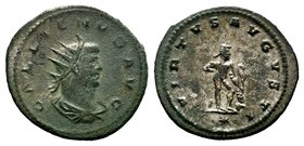 Claudius II Gothicus (268-270 AD). AE Antoninianus 

Condition: Very Fine

Weight: 3.41 gr
Diameter: 22 mm